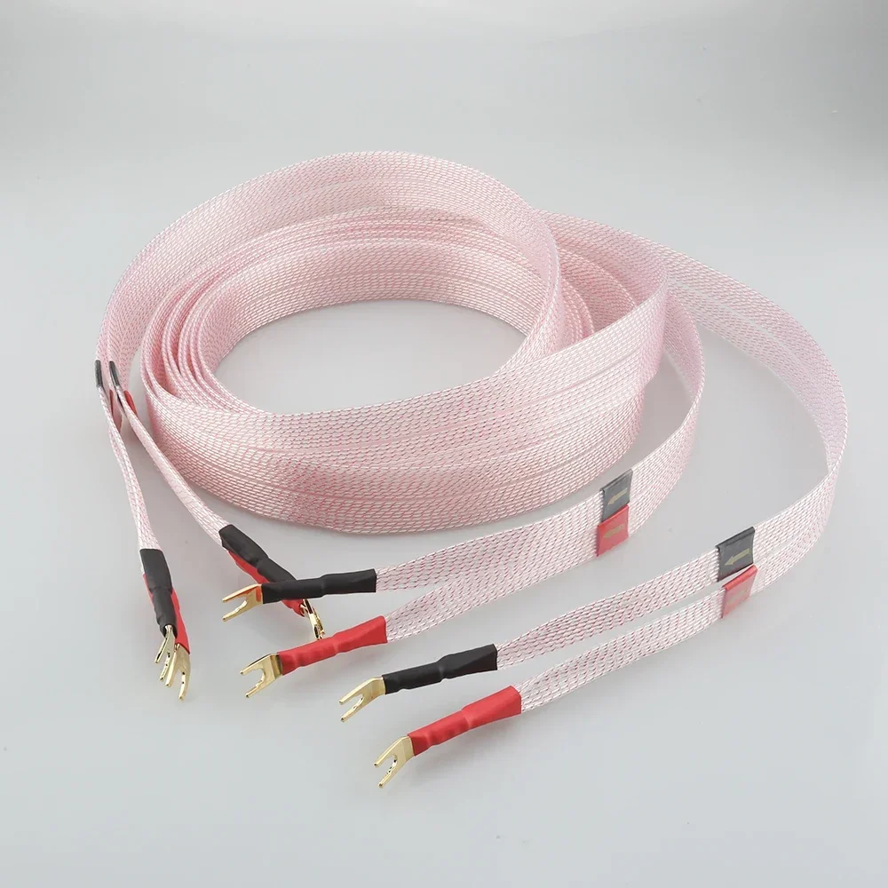 

Nordost FC02AG посеребренный акустический кабель HIFI кабель громкоговорителя штекер для левого и правого динамика