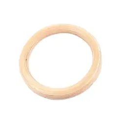 28/32MM Fitness Wooden Gymnastics Rings Fitness Home Gym Equipment Strength Training Gymnastics Equipment 1PC