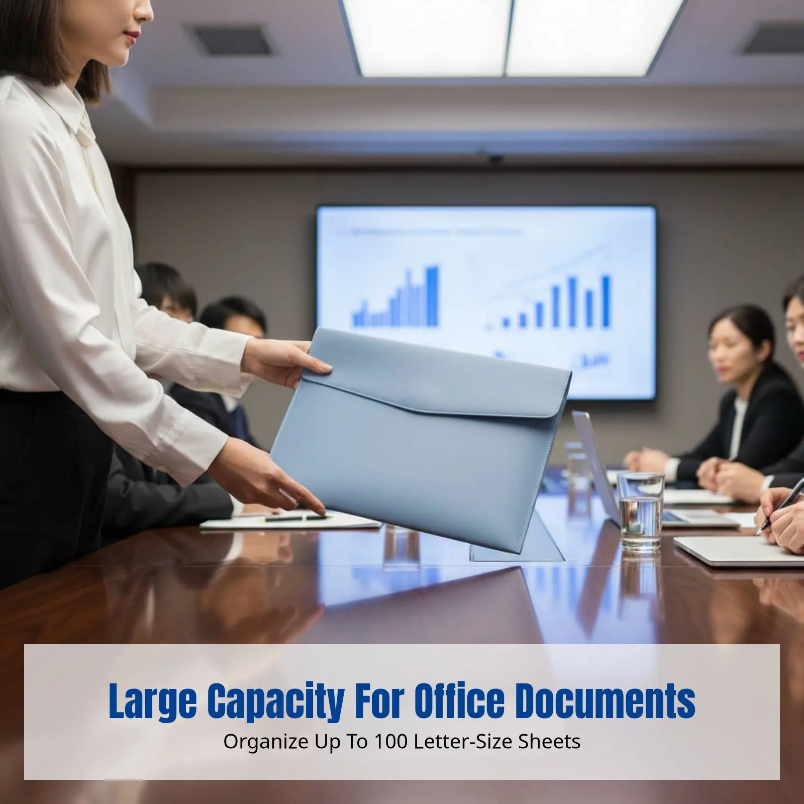 leather-document-bag-letter-size-snap-closure-envelope-design-large-capacity-multi-color-business-office-storage