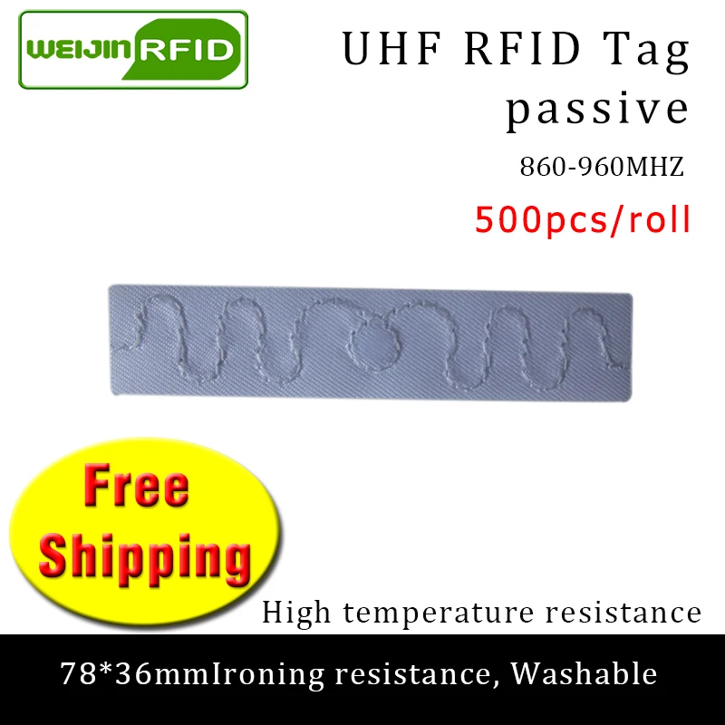 

UHF RFID laundry tag hotel Linen clothing Washable heat resisting 902-928MHZ NXP EPC Gen2 6C 500pcs free shipping passive RFID t