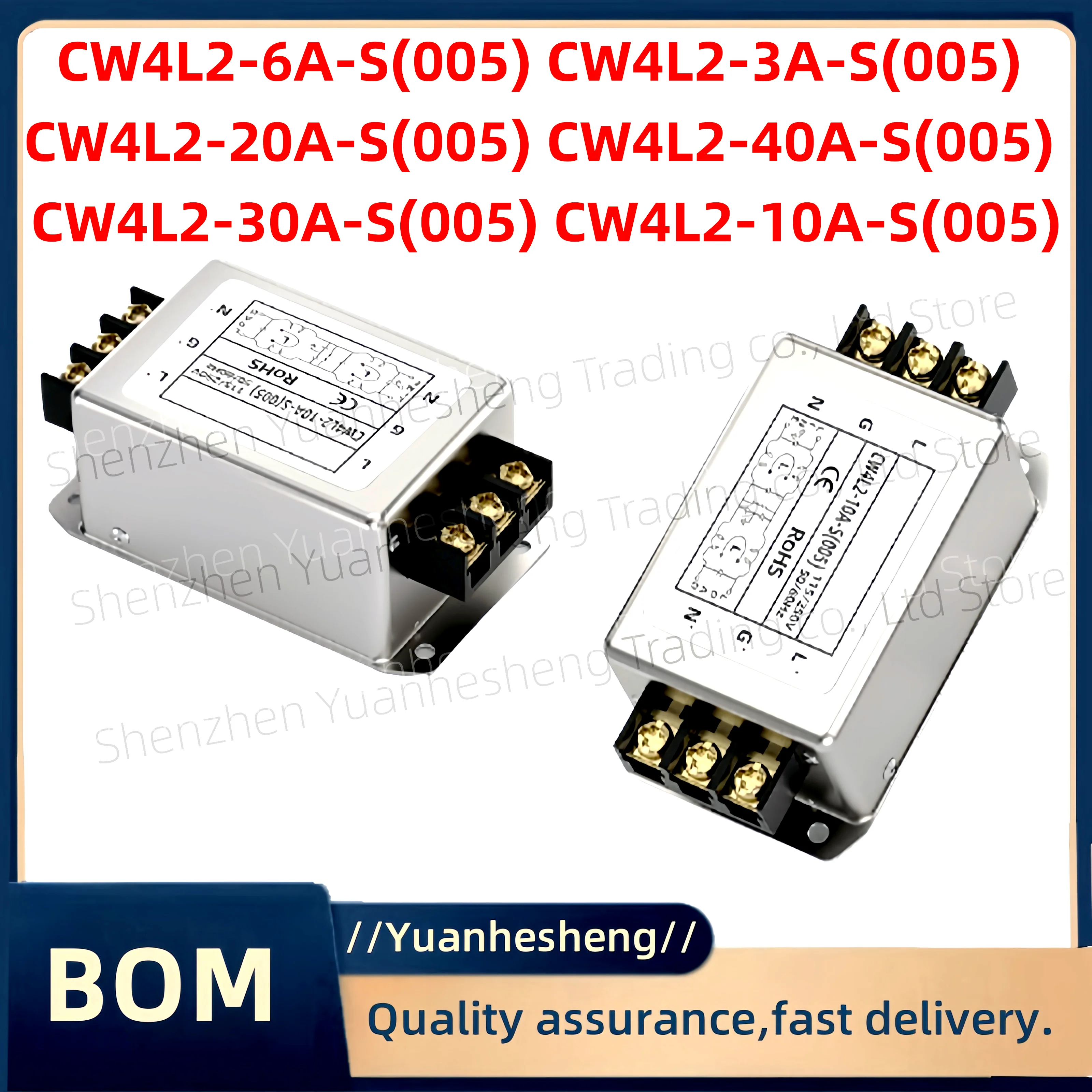 

Brand new and original CW4L2-S(005)3A to 40A Terminal type 220v AC EMIPower SupplyAnti-interferenceHarmonicPurifier