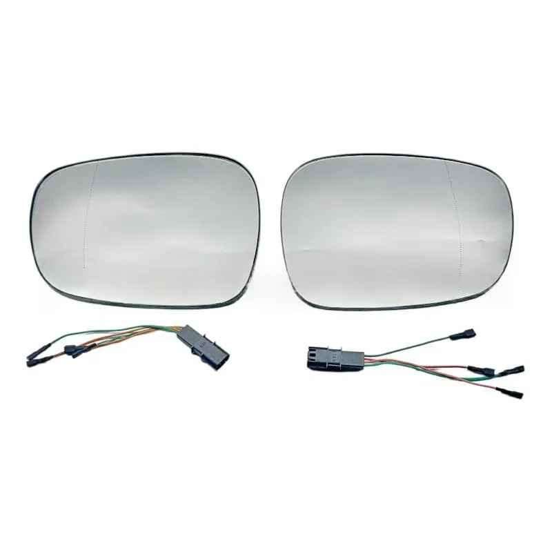 For BMW X1 E84 X3 F25 Reverse Camera Mirror Glass Heater Anti Glare with Wiring Harness 4 Pin Plug Replacement Parts