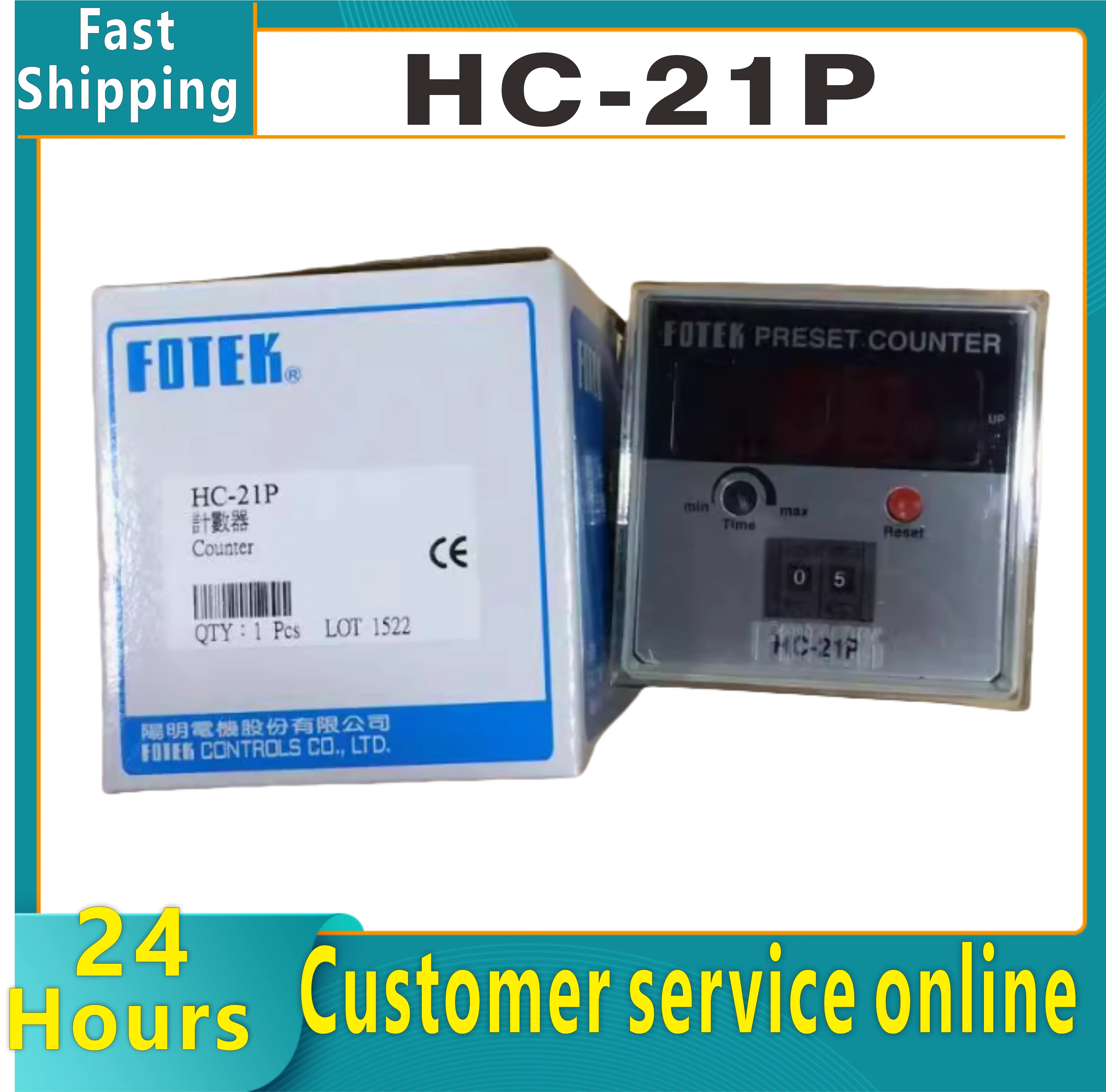 HC-21P HC-51P FOTEK new original genuine counter with 2 digits