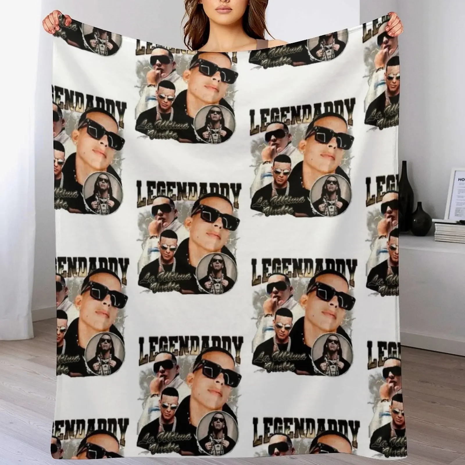 

retro Daddy Yankee Throw Blanket cosplay anime Travel blankets ands Bed linens Blankets