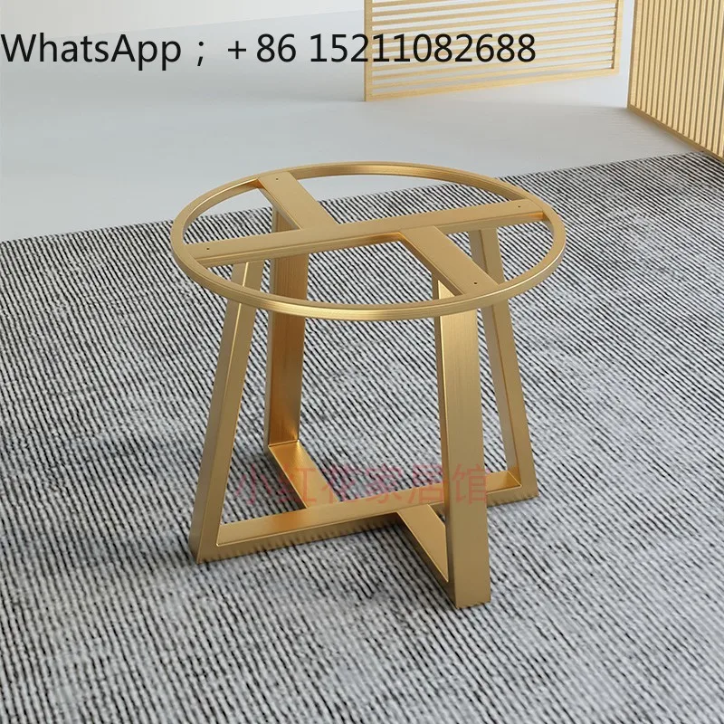 LLY metal marble round table leg bracket rock slab coffee table conference round table foot support frame
