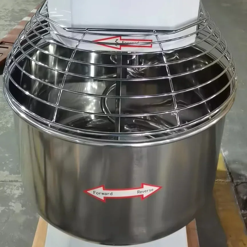 20L Dough Mixer Frequency Conversion & Temperature-Showing Spiral Dough Mixer Bakery Equipment