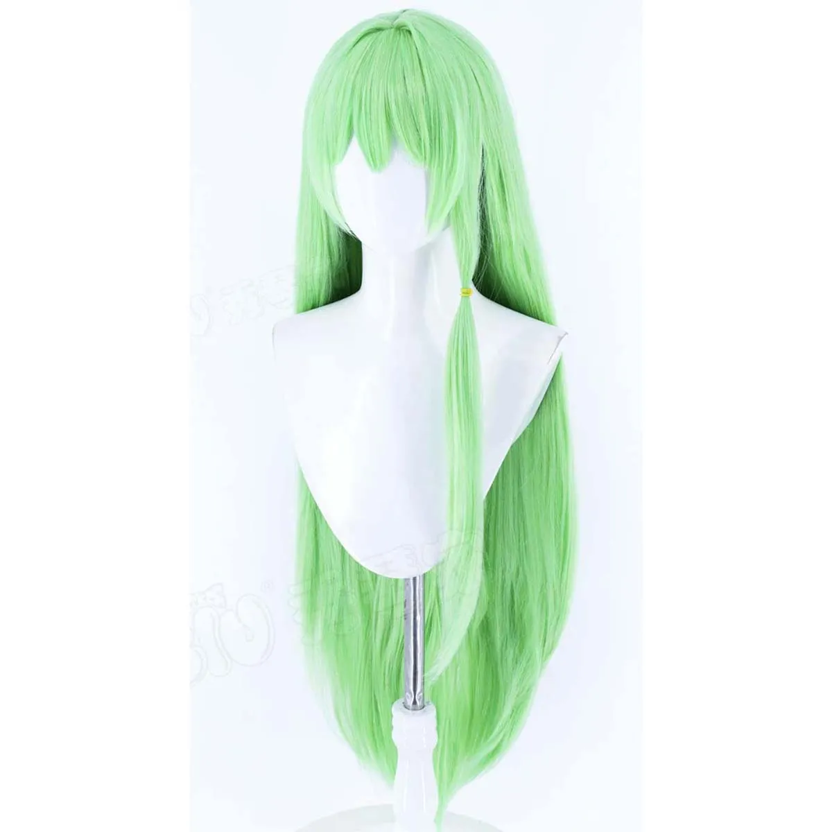 Game Touhou Project Cosplay Kochiya Sanae Long 95cm Straight Green Heat Resistant Synthetic Hair Wig