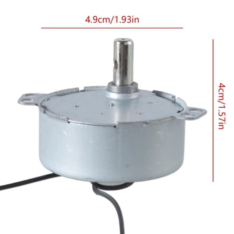 AC 220-240V Synchronous Motor Gearmotor 4W CW/CCW Great Couple 5-6 RPM high quality
