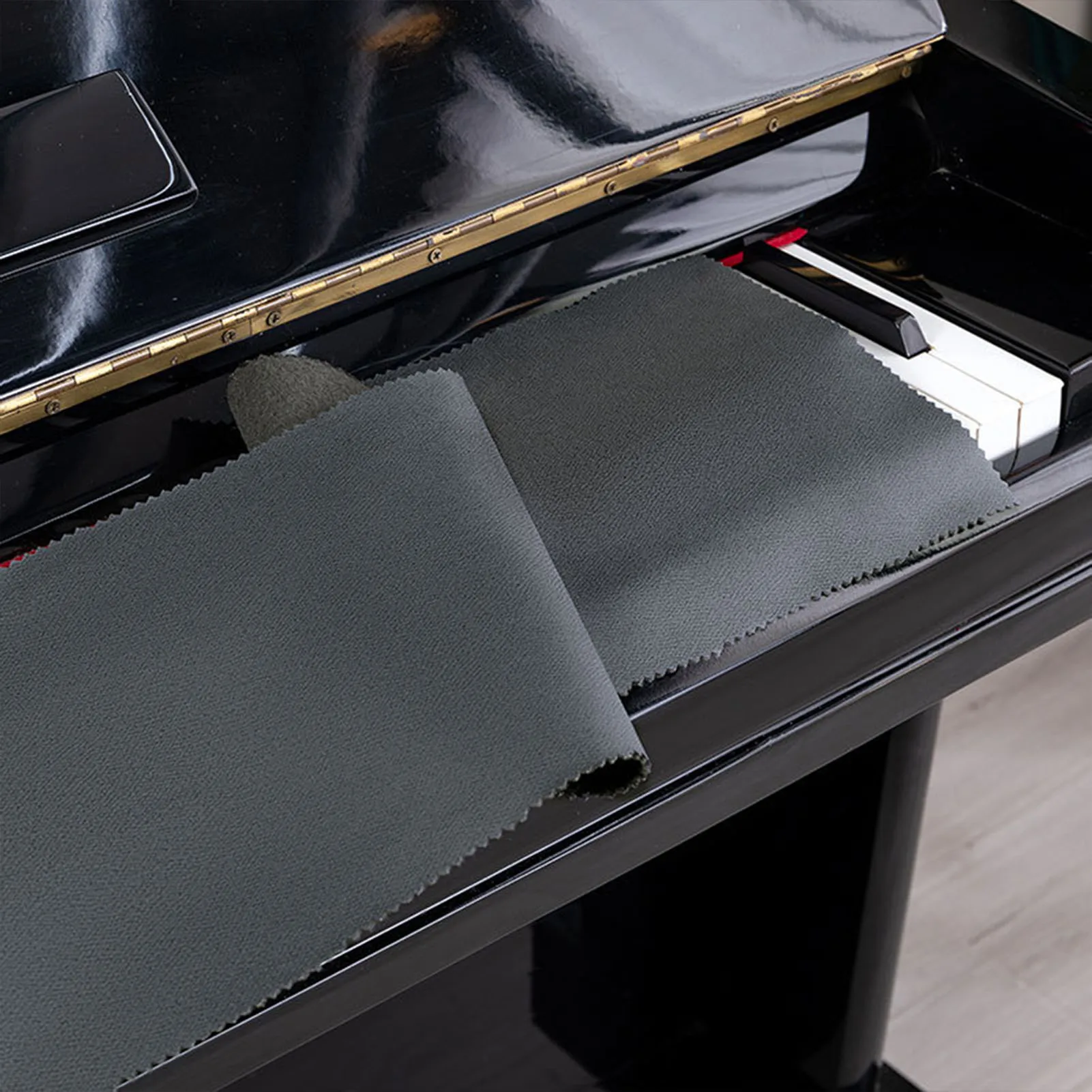 Piano Key Dustproof Cloth Cover Protect Piano Key from Dust Scratch Cover for Different Types of Pianos