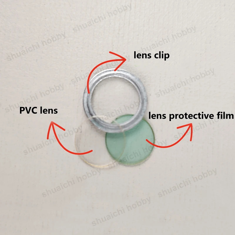 12PCS Simulated Round Porthole Model with PVC Lens Outer Dia 19.5mm/14.5mm/11.5mm Zinc Alloy Portholes for Ship Model Detailing