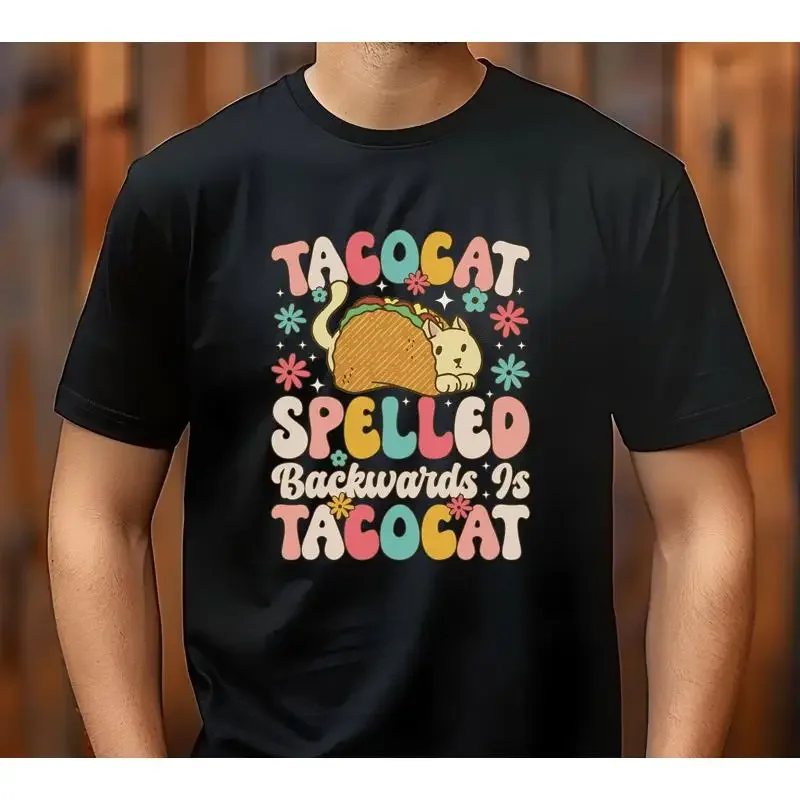 Funny Tacocat T Shirt Spelled Backwards Is Cat Lovers Taco Lover More Colors