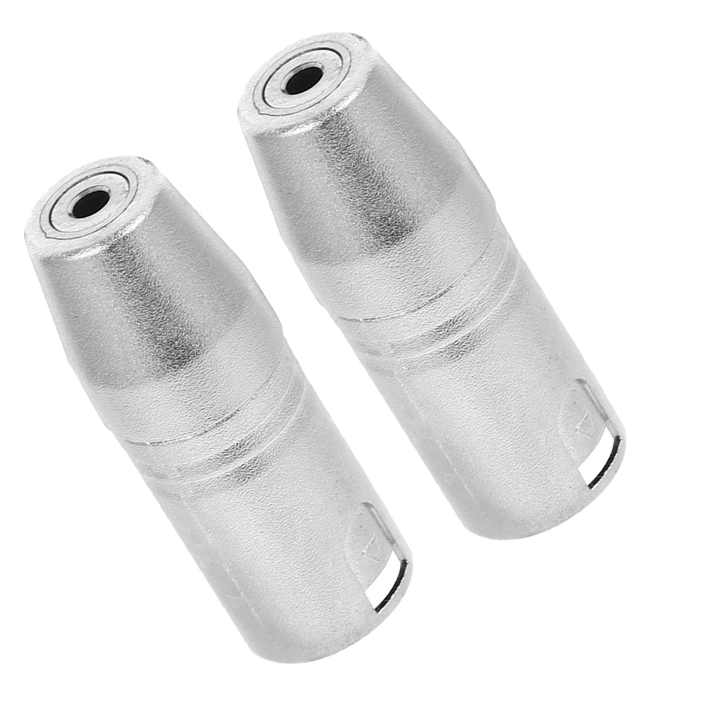 

2Pcs XLR to 1 8 Audio Adapter 3.5mm Zinc Alloy Converter for Microphone Sound Equipment Connection Accessories