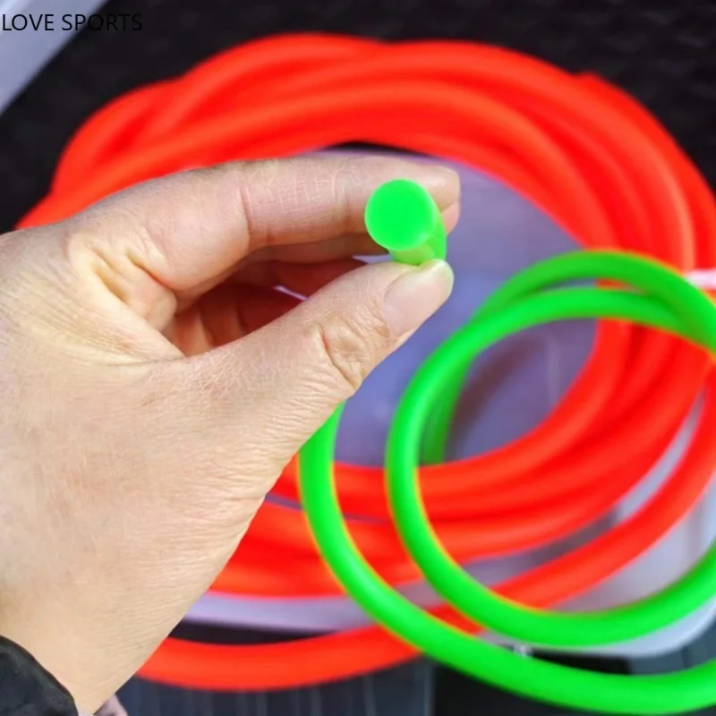 1/2M Bodybuilding Fitnessband, Zugelastisches Gummiband, Durchmesser 12mm, Heimfitness-Trainings-Expander, Widerstandsbänder
