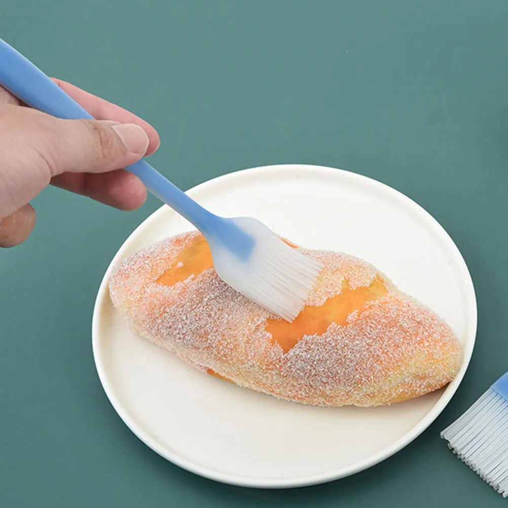 

2 Pcs BBQ Brush Basting for Cooking Oil Pastry Baking Small Grilling Silica Gel Silicone Kitchen Dad