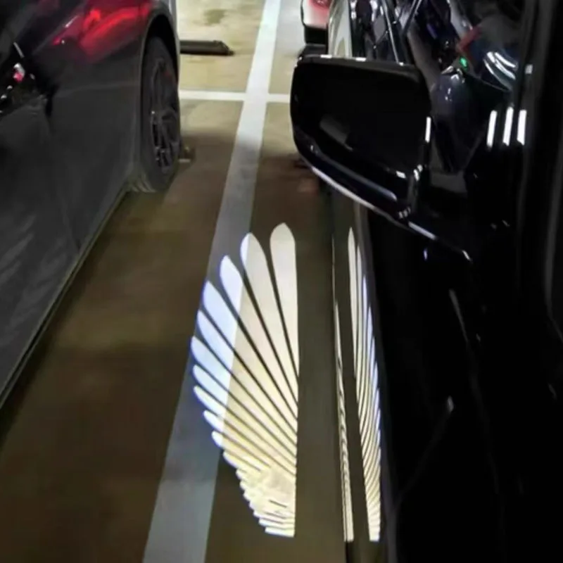 Suitable For Cadillac CT4/CT5/CT6/ATS/CTS/ Escalade Rearview Mirror Welcome Carpet Light Projection