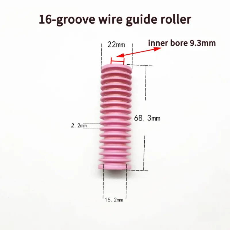 Wear Resistant Ceramic Guide Pulley, Multi-groove 4/5/6/8/14/16 Groove Ceramic Wire Guide Wheel for Textile Machine
