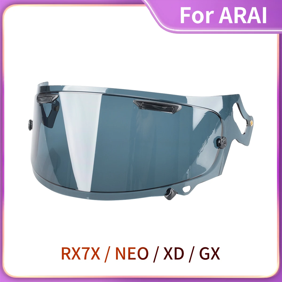 

For ARAI RX7X-NEO-XD-GX Helmet Visor lens Motorcycle helmet Anti-UV Plating Lens Accessories