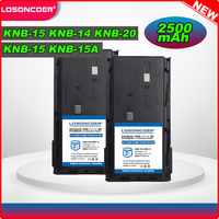 2500mAh Battery KNB-15 KNB-14 KNB-20 Battery For Walkie Talkie Kenwood Tk-272G TK-372G TK-260 TK-270 TK2107,TK3107 Two Way Radio