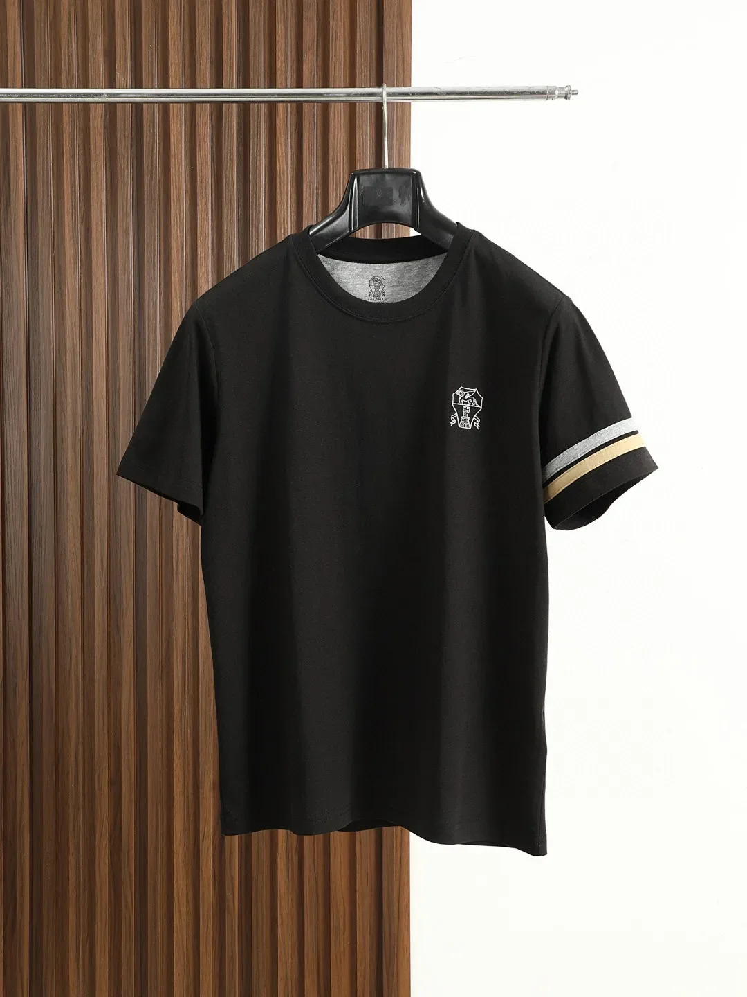 BILLIONAIRE SIJITONGDA High-quality New T-shirt Embroidered With Exquisite And Delicate Yarn, Pure Cotton Knitted Fabric, M-3XL