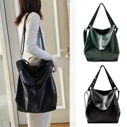 Vintage Women Hand Bag Designers Luxury Handbags Soft PU Leather Women Shoulder Tote Female Top-handle Bags Fashion Brand Bag