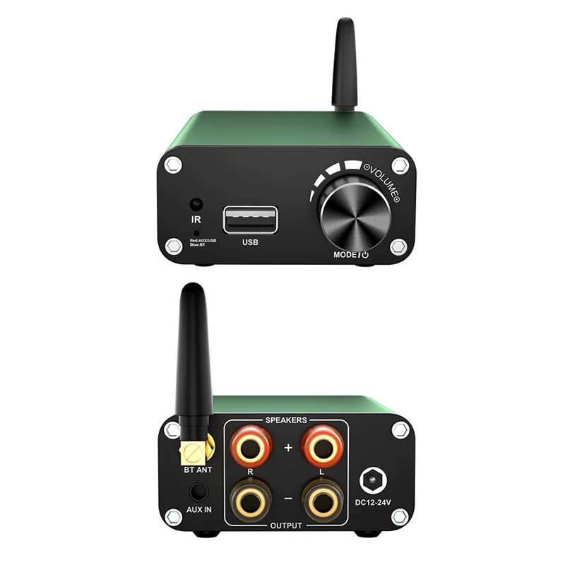 -A14E مضخم الصوت بلوتوث TPA3116 ستيريو 2.0 قناة فئة D مضخم المسرح المنزلي 200 واط مكبر الصوت الرقمي الطاقة