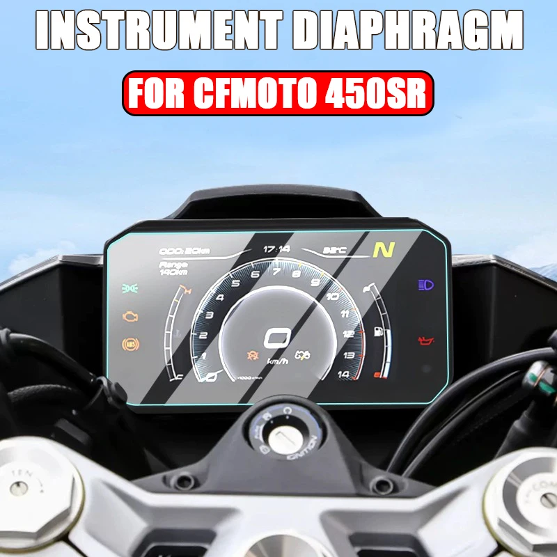 

For CFMOTO 450SR Motorcycle Instrument Cluster Scratch Protection Film Dashboard Protector