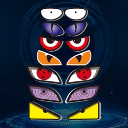 1PC Demon Eyes Motorcycle Stickers Waterproof Motorbike Headlight Fuel Tank Helmet Electric Skateboard Sunscreen Vinyl Decals