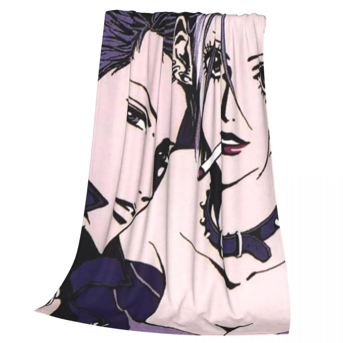 Nana Anime (23) Blanket Soft Warm Flannel Throw Blanket Cover for Bed Living room Picnic Travel Home Couch
