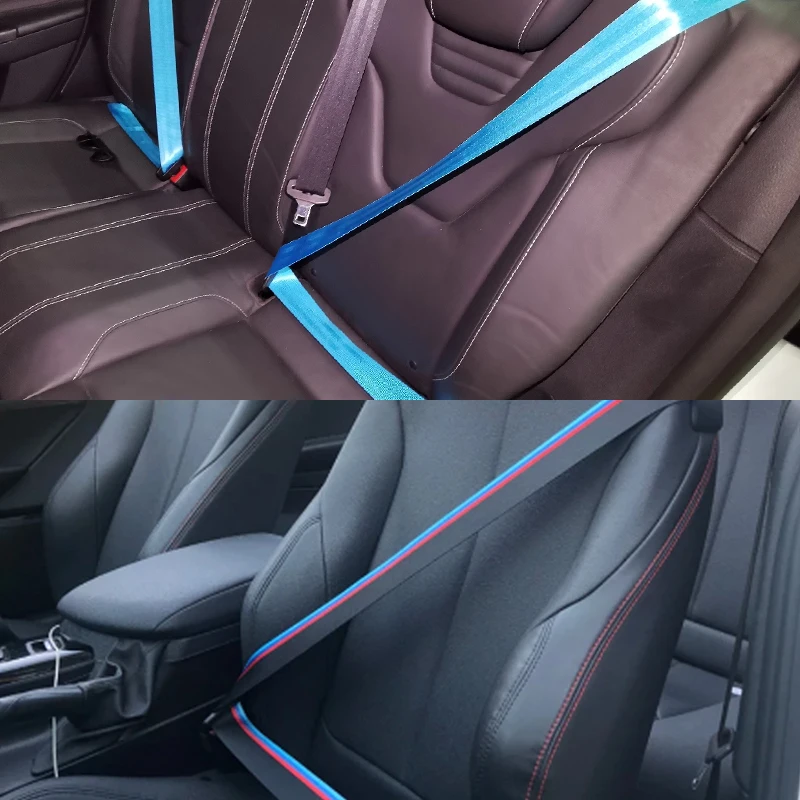 Auto 3.6 Meters Universal Strengthen Seat Belt Webbing Fabric Racing Car Modified Seat Safety Belts Harness Straps