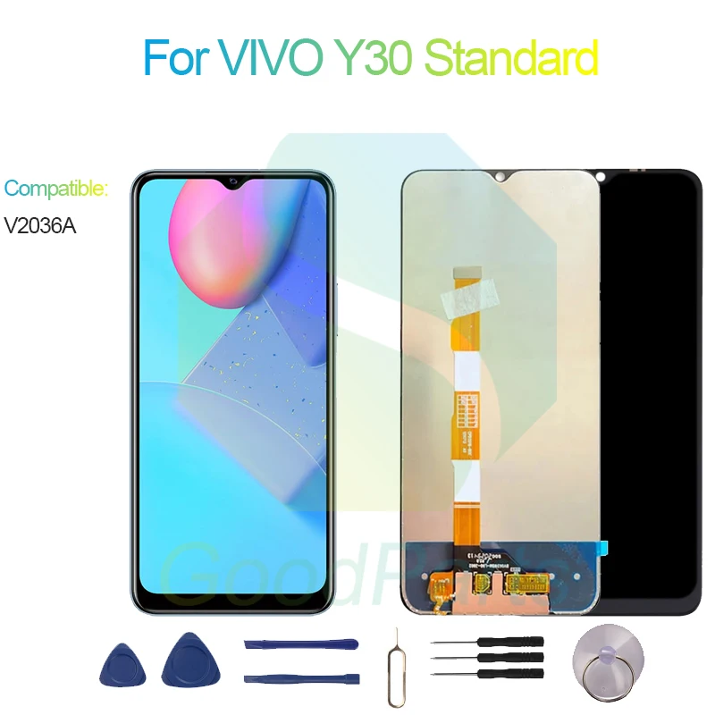 

For VIVO Y30 Standard LCD Display Screen 6.51" V2036A For VIVO Y30 Standard Touch Digitizer Assembly Replacement