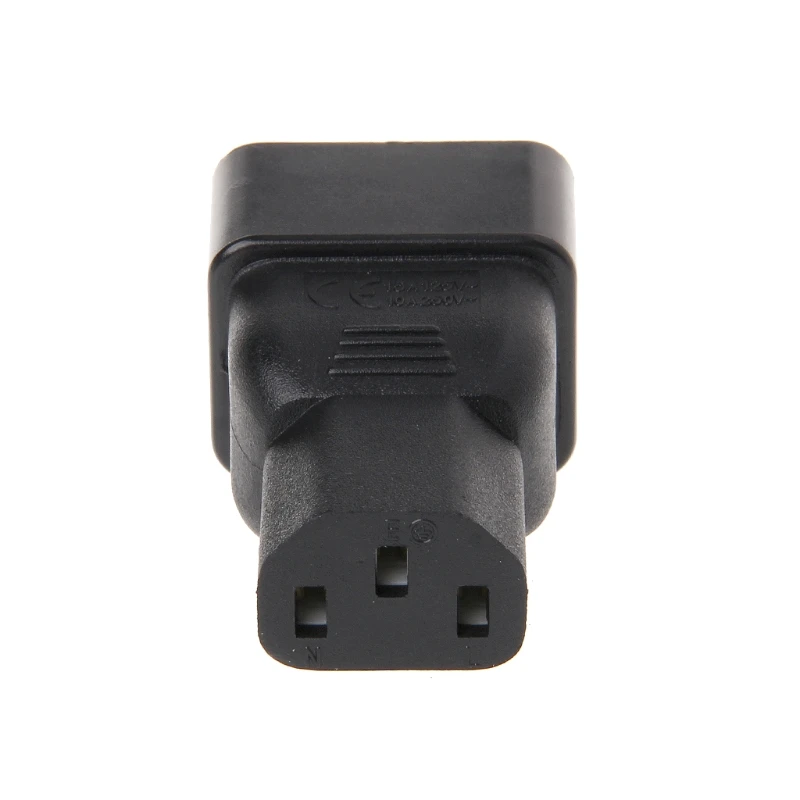 IEC 320 C20 3-Pin ذكر إلى C13 3-Pin أنثى التوصيل محول لإمداد الطاقة محول