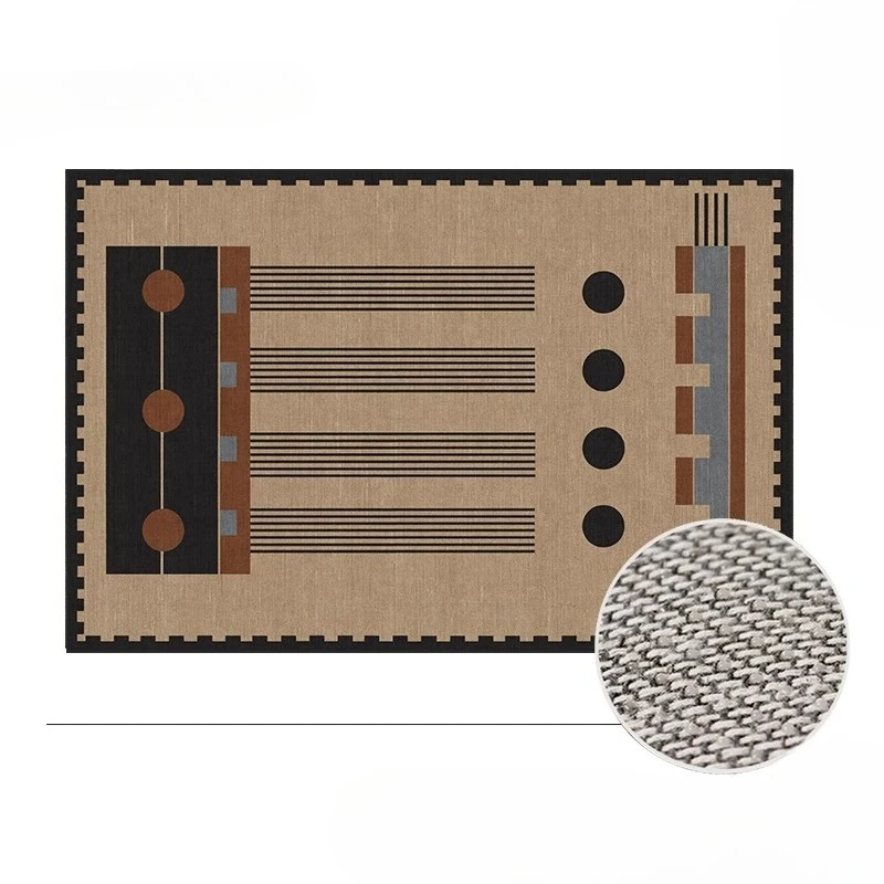 

Ethnic style sofa coffee table mat bedroom bedside blanket floor mat