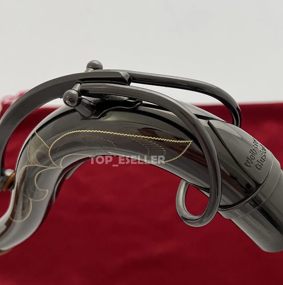 جودة SBA تينور ساكسفون الرقبة لامعة الأسود النيكل ساكس الرقبة حجم 28.20 2025