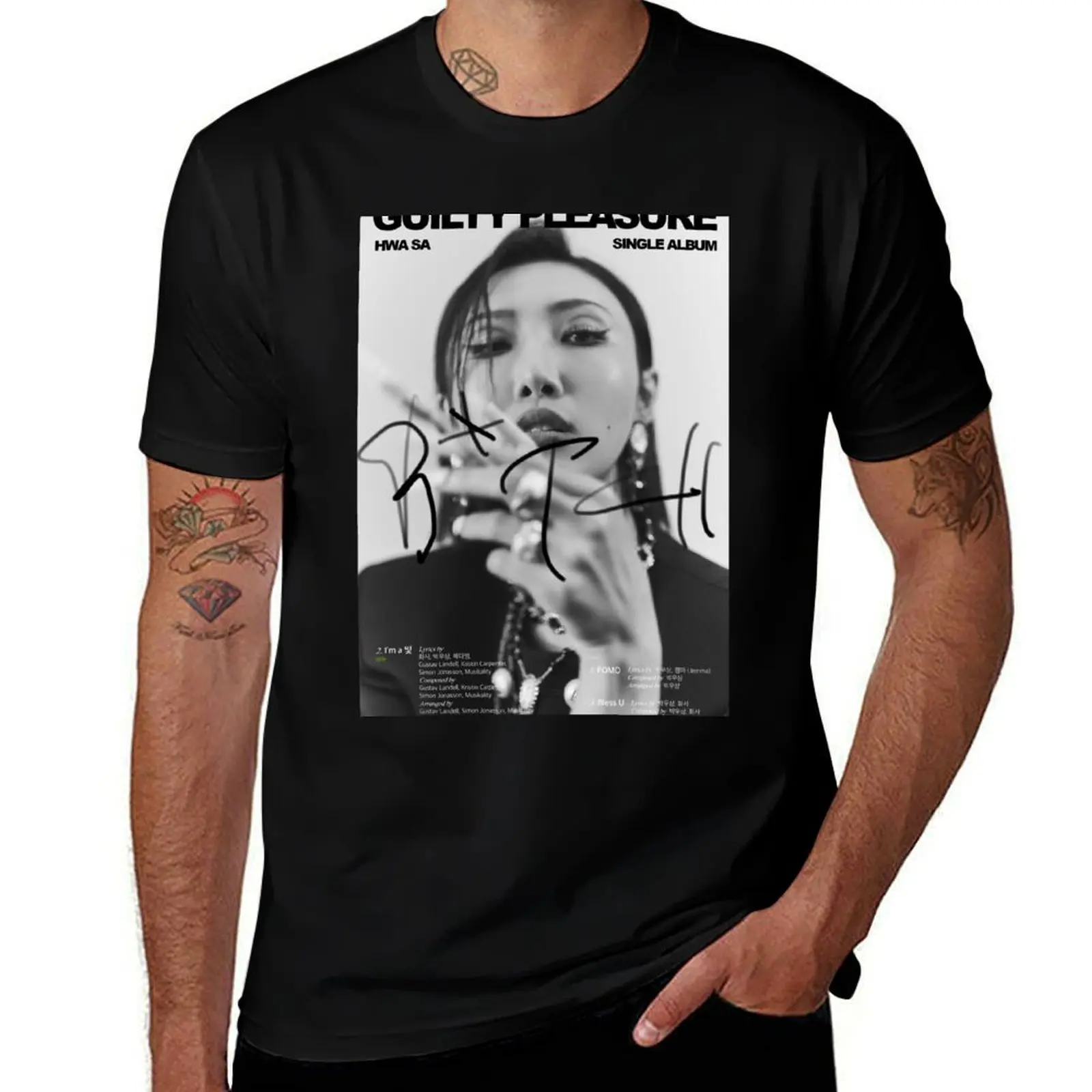 HWASA Guilty Pleasure T-Shirt Stretch Fabric Comfort T-Shirt
