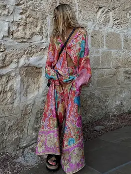 6 best sales Blusa e calça de chiffon - №4