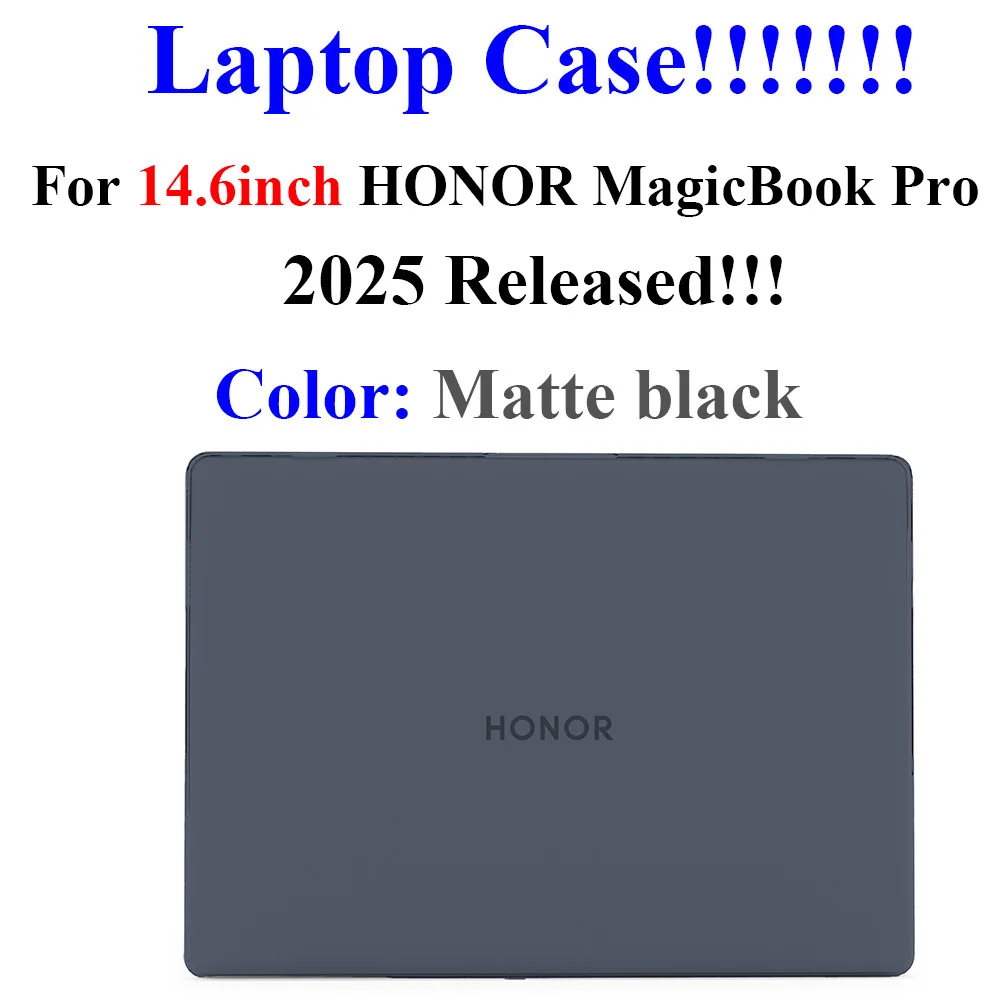 Laptop-Hülle für HONOR MagicBook Pro 14 2025, 14,6 Zoll, Kristall- und matte PC-Abdeckung für MagicBook Pro14, Notebook, schützende Hartschale