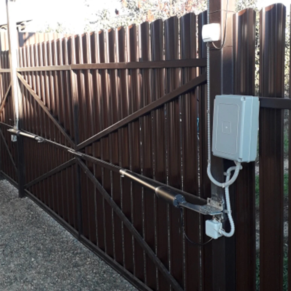 Electric Swing Gate Opener Controller and Remote Control Swing Gate Motor Box With 2 Remote or WIFI Control Optional Kit