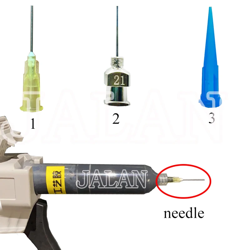 Dispensing Needles for Mobile Phone LCD Display Glass Frame Sticky Adhesive Controling, AB/PUR E-FIXIT Glu Head Tips