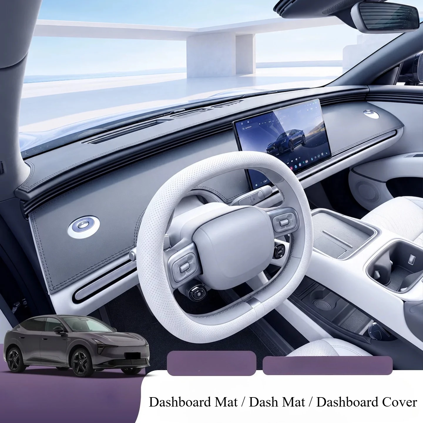 Dashboard Cover Dash Mat For XPENG L03 Sun Protection Heat Insulation Anti-Glare Center Console Pad Car Interior Accessories