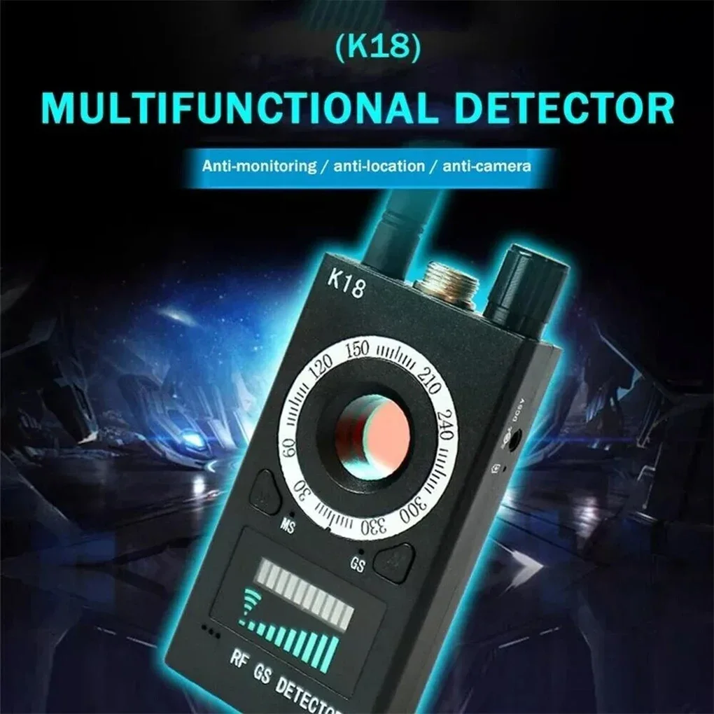 New K18 Multifunction Detector Mini Audio Spy Camera GSM Finder GPS Signal Lens RF Locator Tracker Detection Wireless Camera