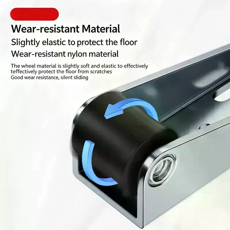 Multi-function Moving Wheel  Side Mounted Directional Roller Support for Furniture Cabinet Drawer Mobility