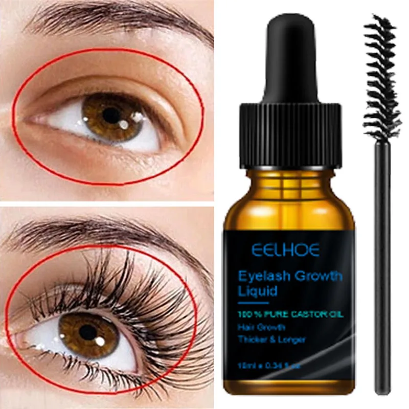 Eyelash Growth Serum 7Days Fast Growth Natural Thick Eyelashes Slender Curly Black Beautiful And Traceless Eyelash Enhancer Care