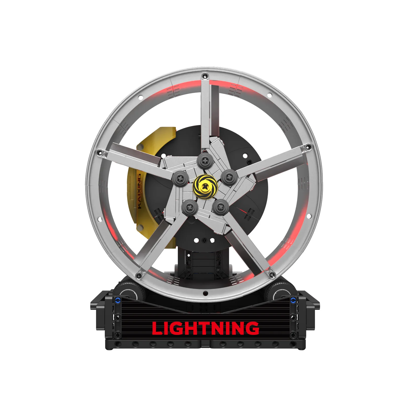 Raceauto mechanische rem wielnaaf thuis creatief ornament MOC bouwstenen set model assemblage speelgoed kinderen verjaardagscadeau