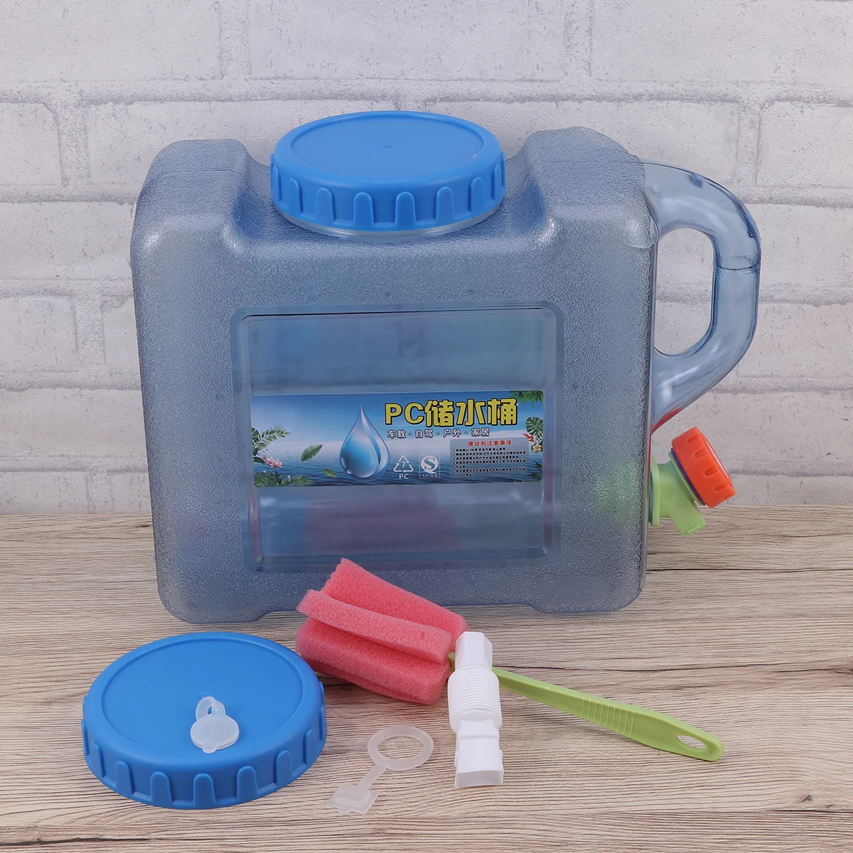 

Portable Water Storage Bucket Convenient Water Tank Storage Container For Camping Outdoor Self-driving (5L)
