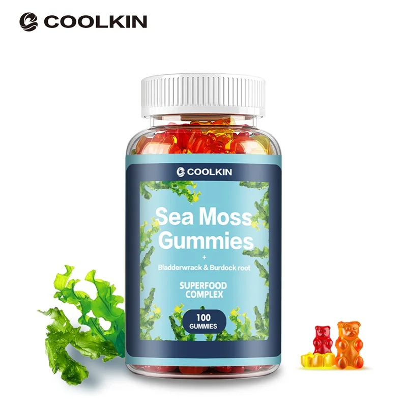 

Sea Moss Gummies - Provides Thyroid Support, Benefits Gut Health and Boosts Immunity, and Helps with Cleansing & Detoxification