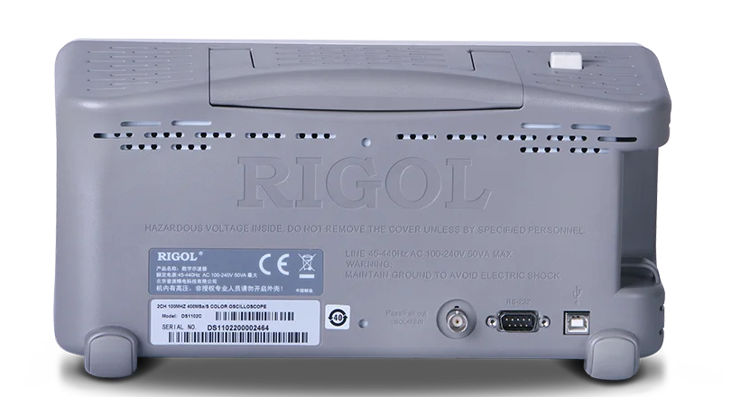 Rigol DS1102Z-E DS1202Z-E, due canali, oscilloscopio digitale 100/200 MHz Generatore integrato a 2 canali con funzionalità complete da 25 MHz