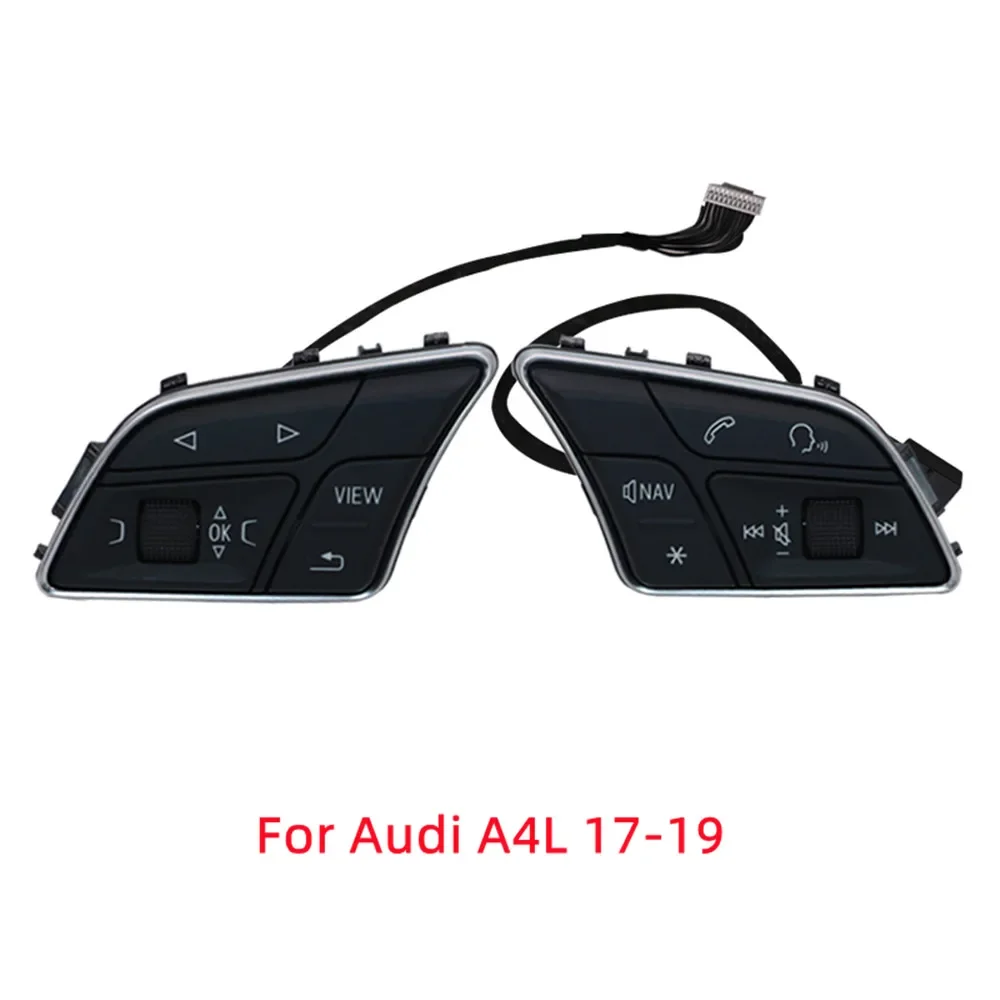 For Audi A3 A4L Q5 Q5L steering wheel multi-function button modification low-profile upgrade high-profile control button