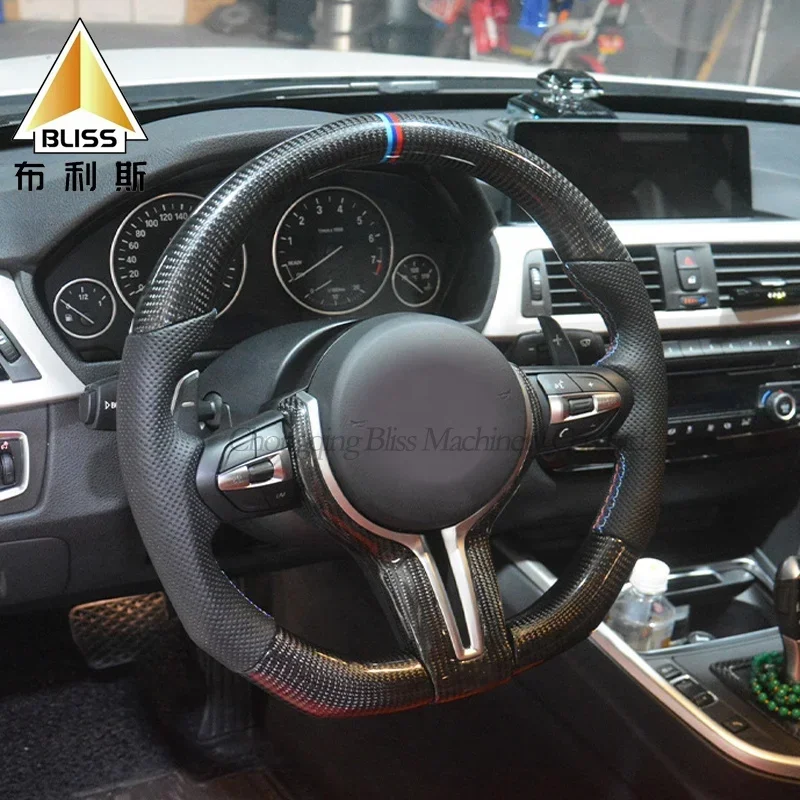 

Popular Hot sell High Quality Drift Fiber Universal Modified 7 In 1 Racing Customized Led Racing Car Auto Desk Steering Whe