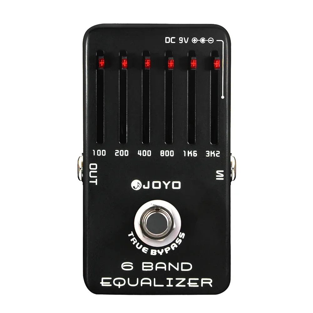 

JOYO JF-11 6-Band Equalizer Guitar Effect Pedal Low Middle High Frequency EQ Effect True Bypass Guitar Parts & Accessories