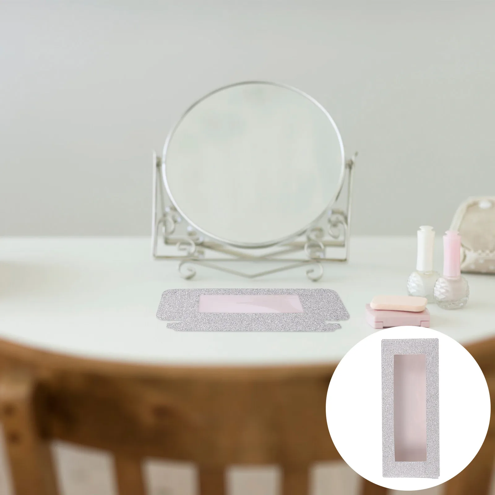 

Набор из 30 пустых органайзеров для ресниц с блестками, прозрачные коробки для хранения накладных ресниц для визажистов, пустые футляры для ресниц